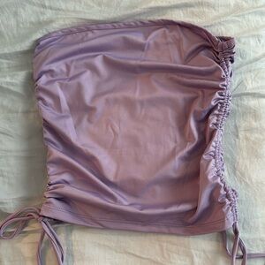 Cute purple lilac tube top